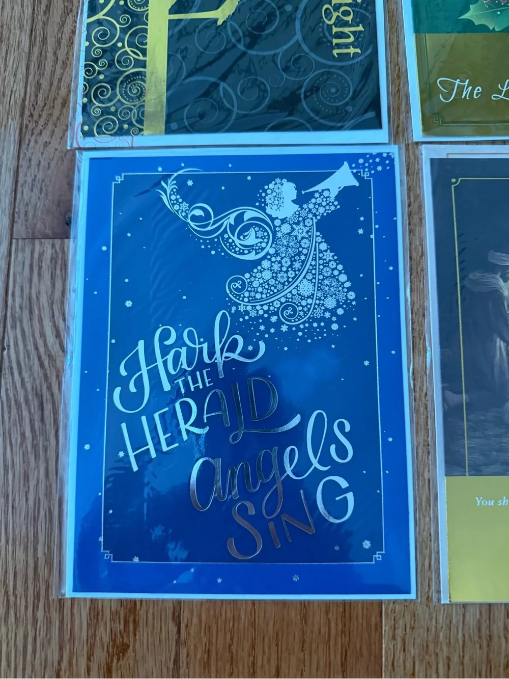 New Vintage Religious Christmas Greeting Cards – 6-Piece Lot